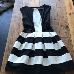 Black/White Eva Franco for Anthropologie Dress